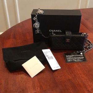 Chanel Cross Body Lamb Skin mini clutch